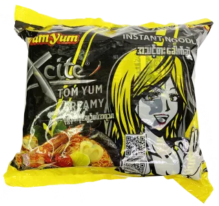 Yum Yum Xcite Tom Yum Creamy Prawn Instant Noodle